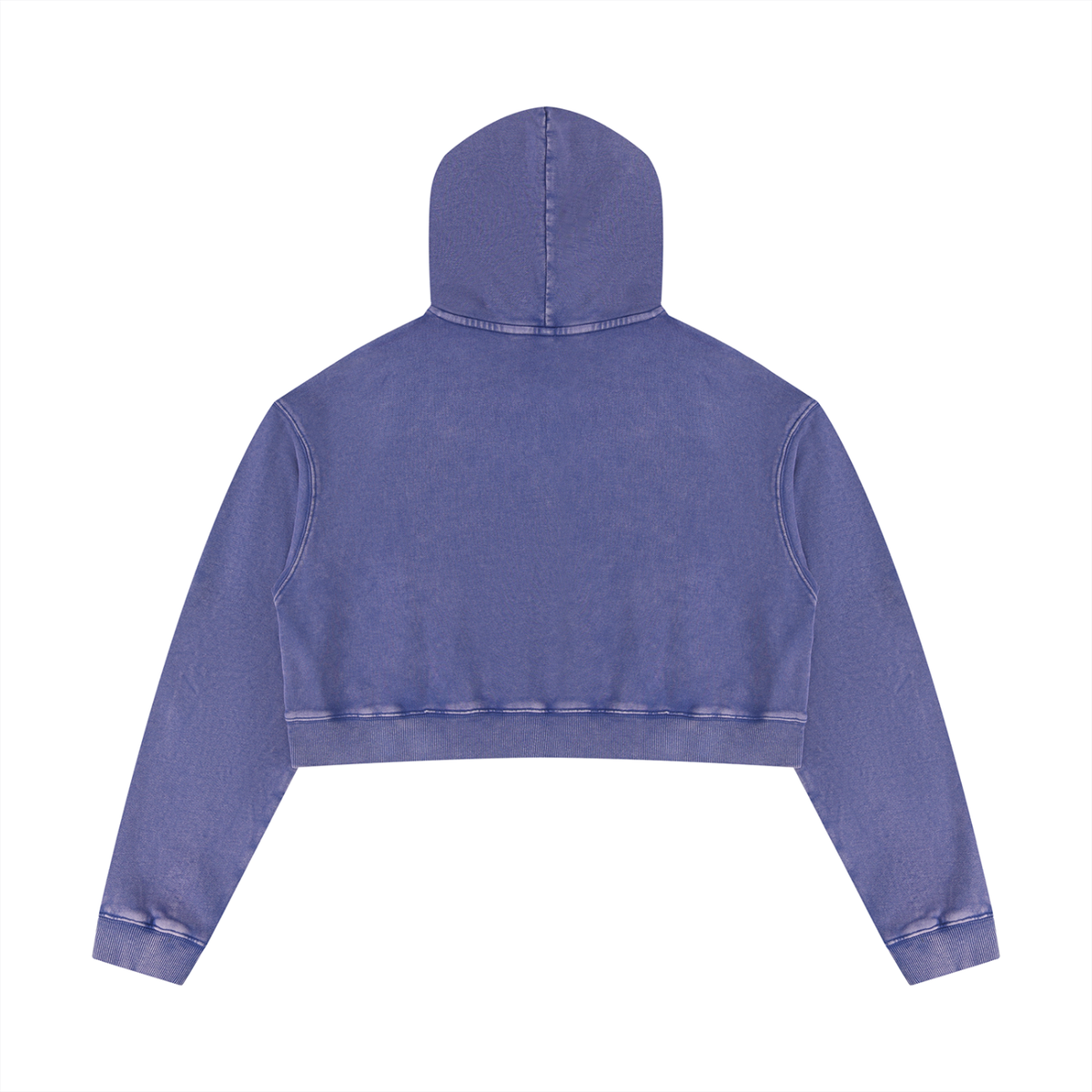 Blue hoodie on a white background