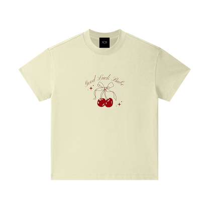 Girls Kids Cherry "im just a girl" T-shirt