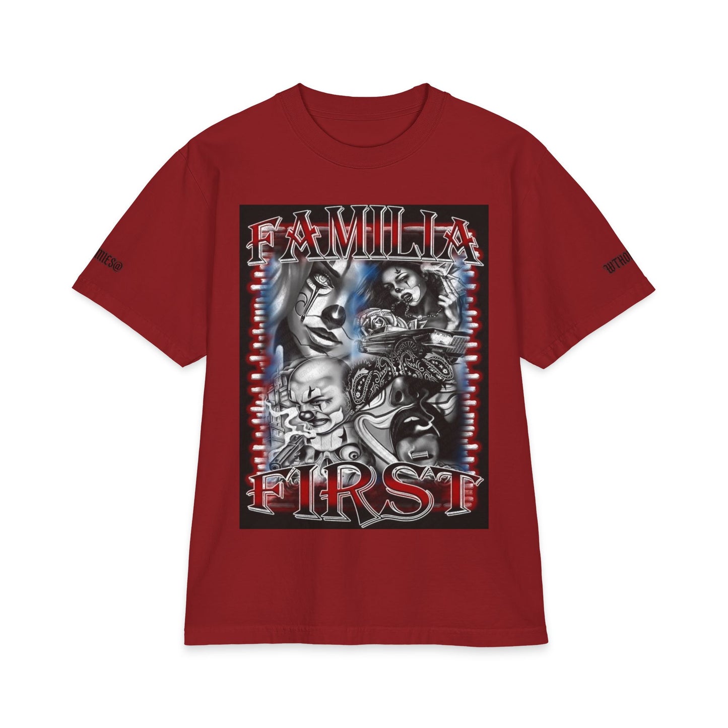 Familia Chicano Lowrider Skull WTHOMIES@