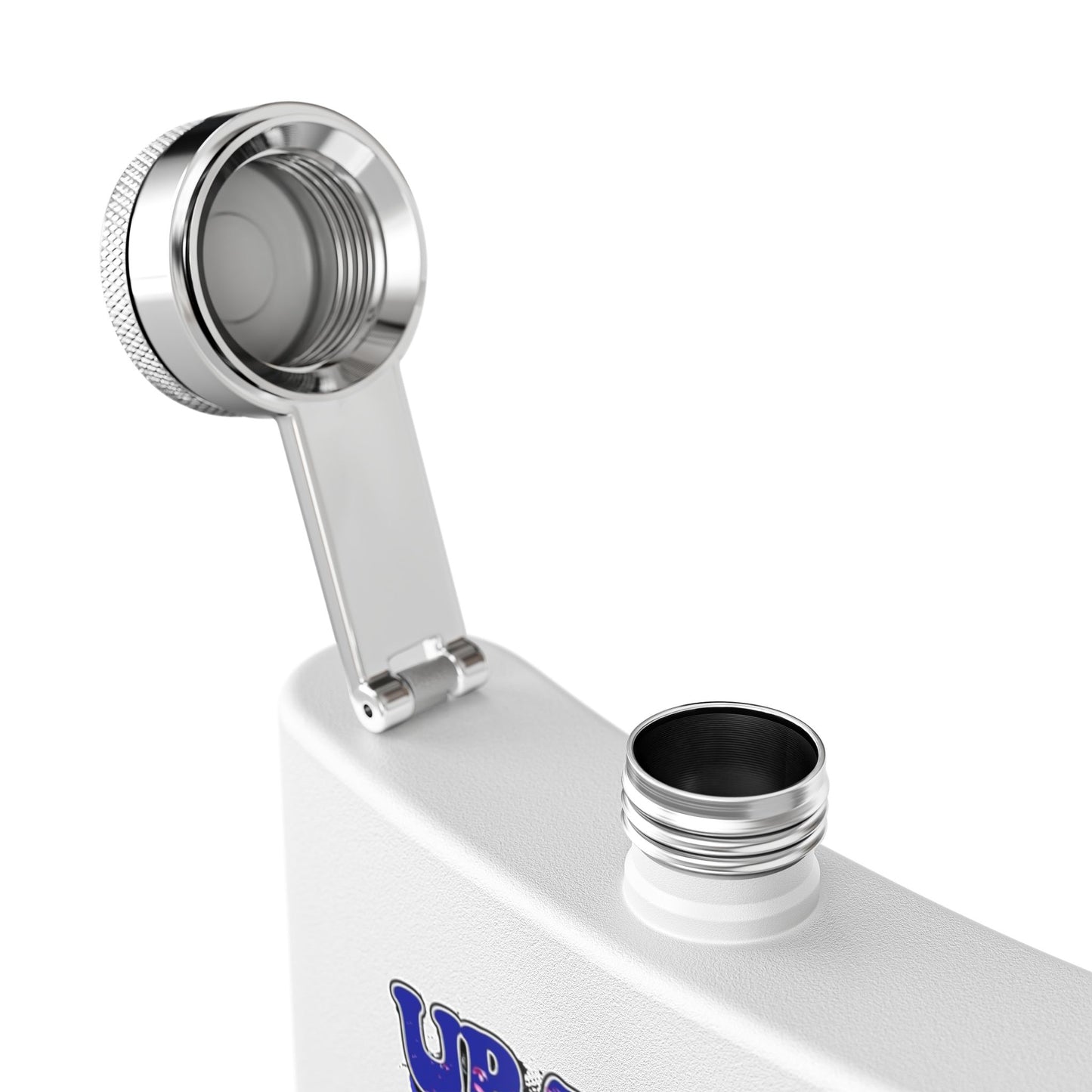6oz Stainless Steel Flask — "Up To It, Drink"