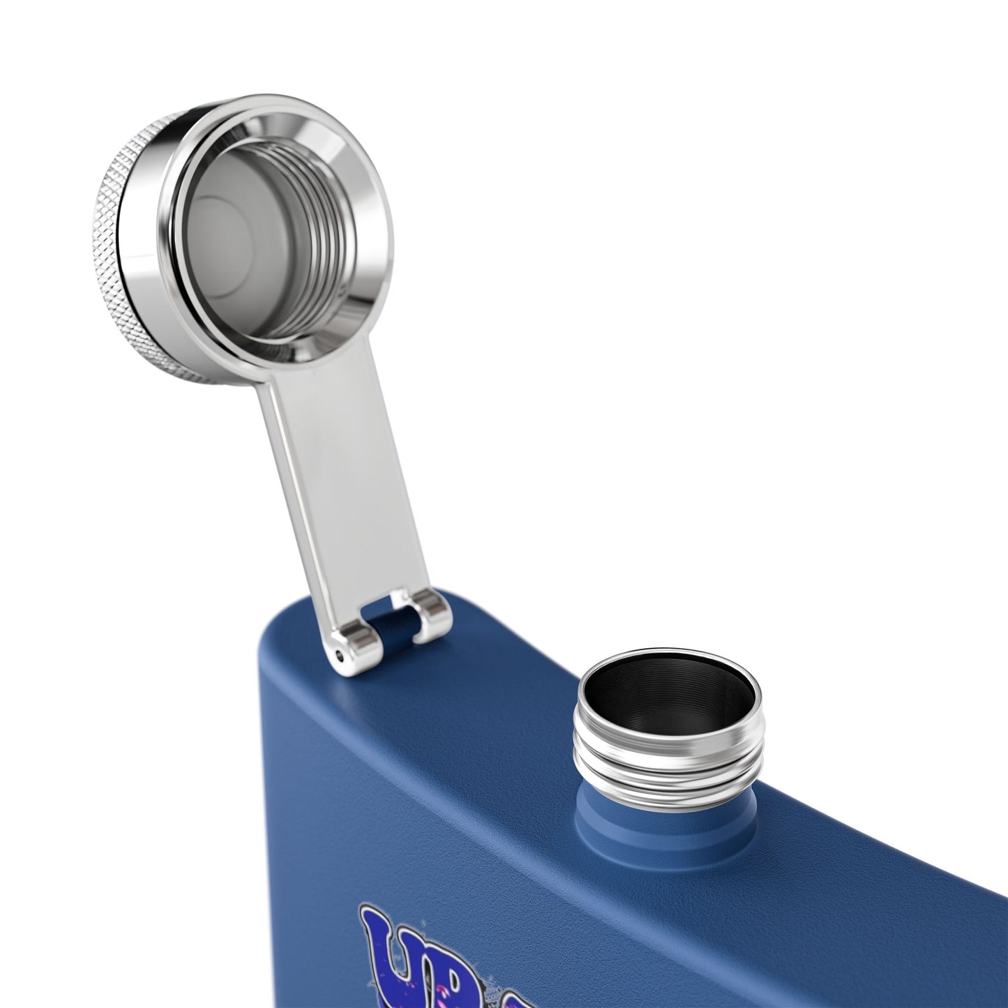 6oz Stainless Steel Flask — "Up To It, Drink"