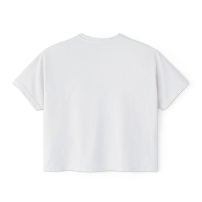 Women Halloween Pumpkin cropped boxy t-shirt