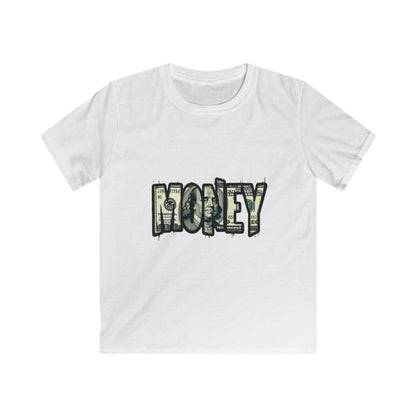Boys Kids Tee — “Make Money Not Friends”