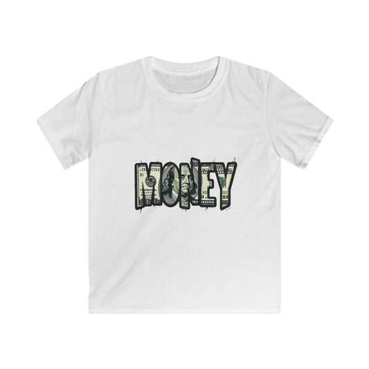 Boys Kids Tee — “Make Money Not Friends”