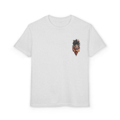 Youth Anime Goku Graphic T-Shirt — Dragon Ball Retro Poster Design