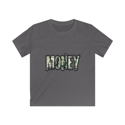 Boys Kids Tee — “Make Money Not Friends”