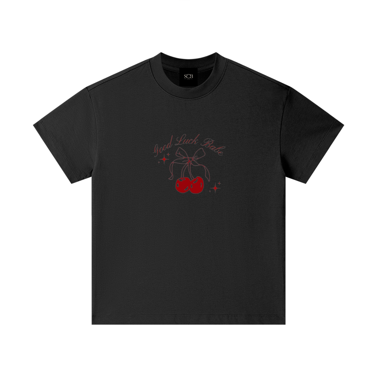 Girls Kids Cherry "im just a girl" T-shirt