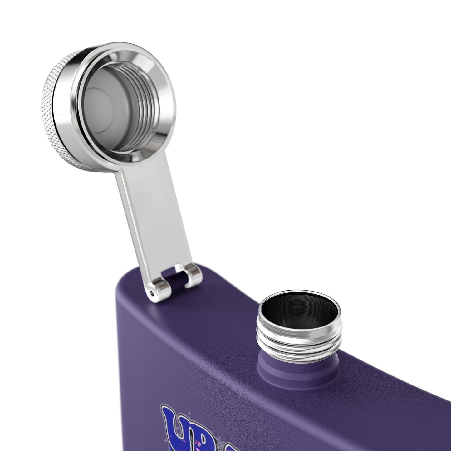 6oz Stainless Steel Flask — "Up To It, Drink"