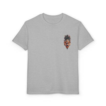 Youth Anime Goku Graphic T-Shirt — Dragon Ball Retro Poster Design