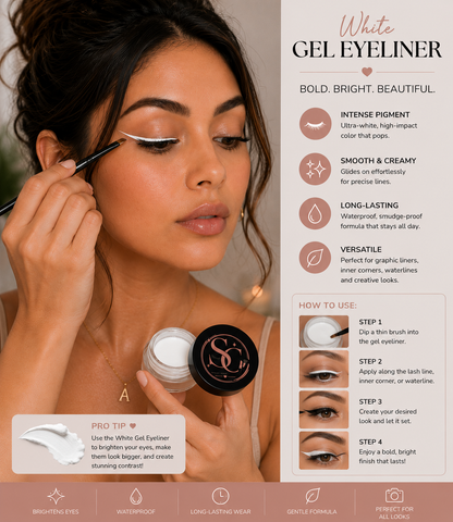 Gel Eyeliner - White