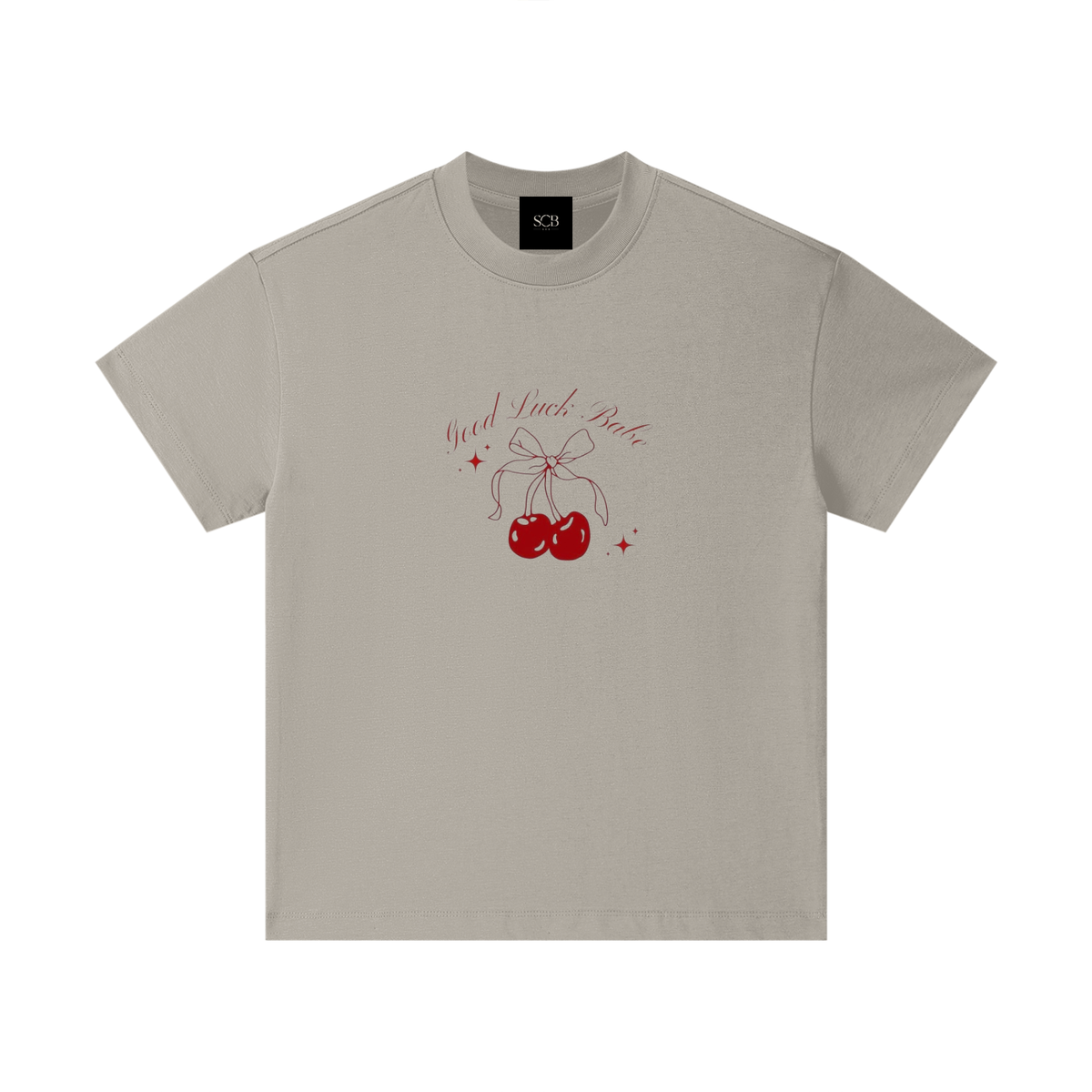 Brown t-shirt on a white background